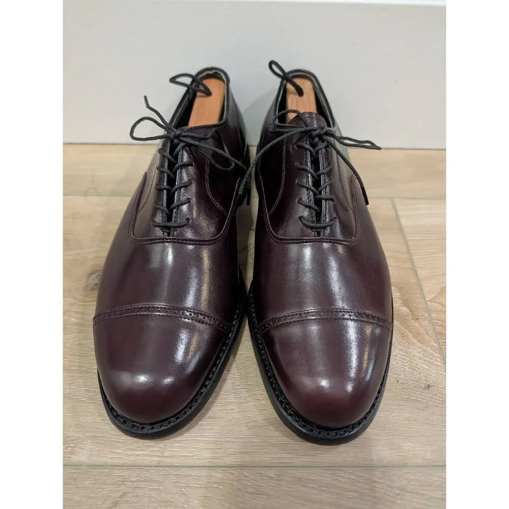 FootJoy Classics Cap Toe Oxford Dress Shoes Oxblood Leather 8.5D NWOB NOS USA